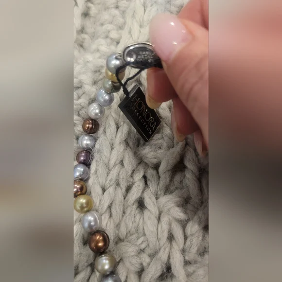 New Honora Multicolor Pearl Necklace 19" Inches - Picture 12 of 12